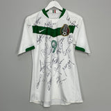 Shop 2006/07 MEXICO O.BRAVO #9 *PLAYER ISSUE + SQUAD SIGNED* AWAY SHIRT (M) NIKE, classic football shirts, vintage football shirts & retro soccer jerseys at Cult Kits