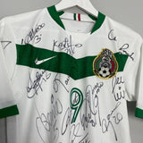 Shop 2006/07 MEXICO O.BRAVO #9 *PLAYER ISSUE + SQUAD SIGNED* AWAY SHIRT (M) NIKE, classic football shirts, vintage football shirts & retro soccer jerseys at Cult Kits