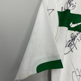 Shop 2006/07 MEXICO O.BRAVO #9 *PLAYER ISSUE + SQUAD SIGNED* AWAY SHIRT (M) NIKE, classic football shirts, vintage football shirts & retro soccer jerseys at Cult Kits