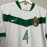 Shop 2006/07 MEXICO R.MARQUEZ #4 AWAY SHIRT (L) NIKE, classic football shirts, vintage football shirts & retro soccer jerseys at Cult Kits