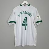 Shop 2006/07 MEXICO R.MARQUEZ #4 AWAY SHIRT (L) NIKE, classic football shirts, vintage football shirts & retro soccer jerseys at Cult Kits