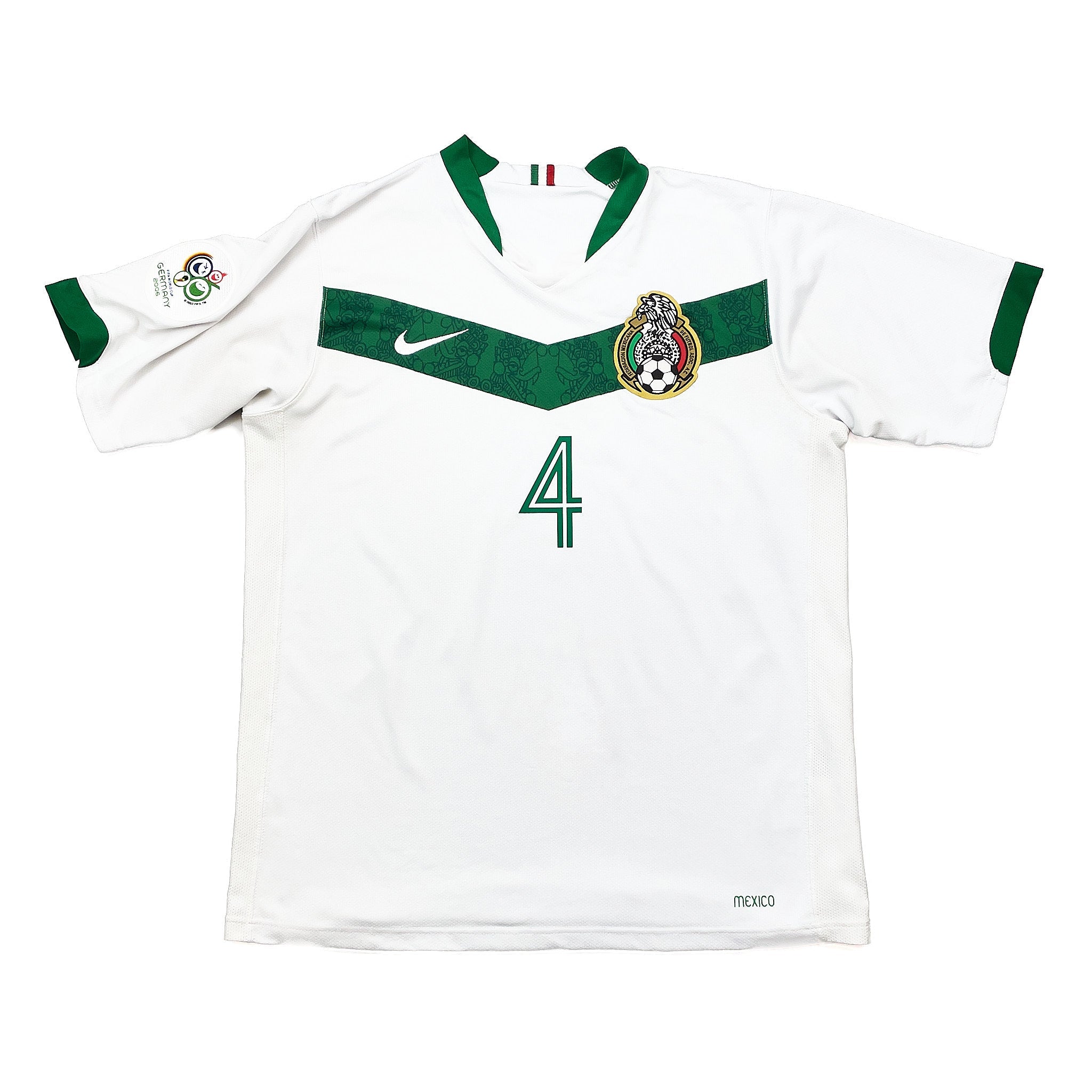 Buy 2006/07 Mexico R.Marquez 4 Away Shirt (M) Nike ~ Free worldwide shipping available ~ Authentic Vintage Football Shirts from Cult Kits