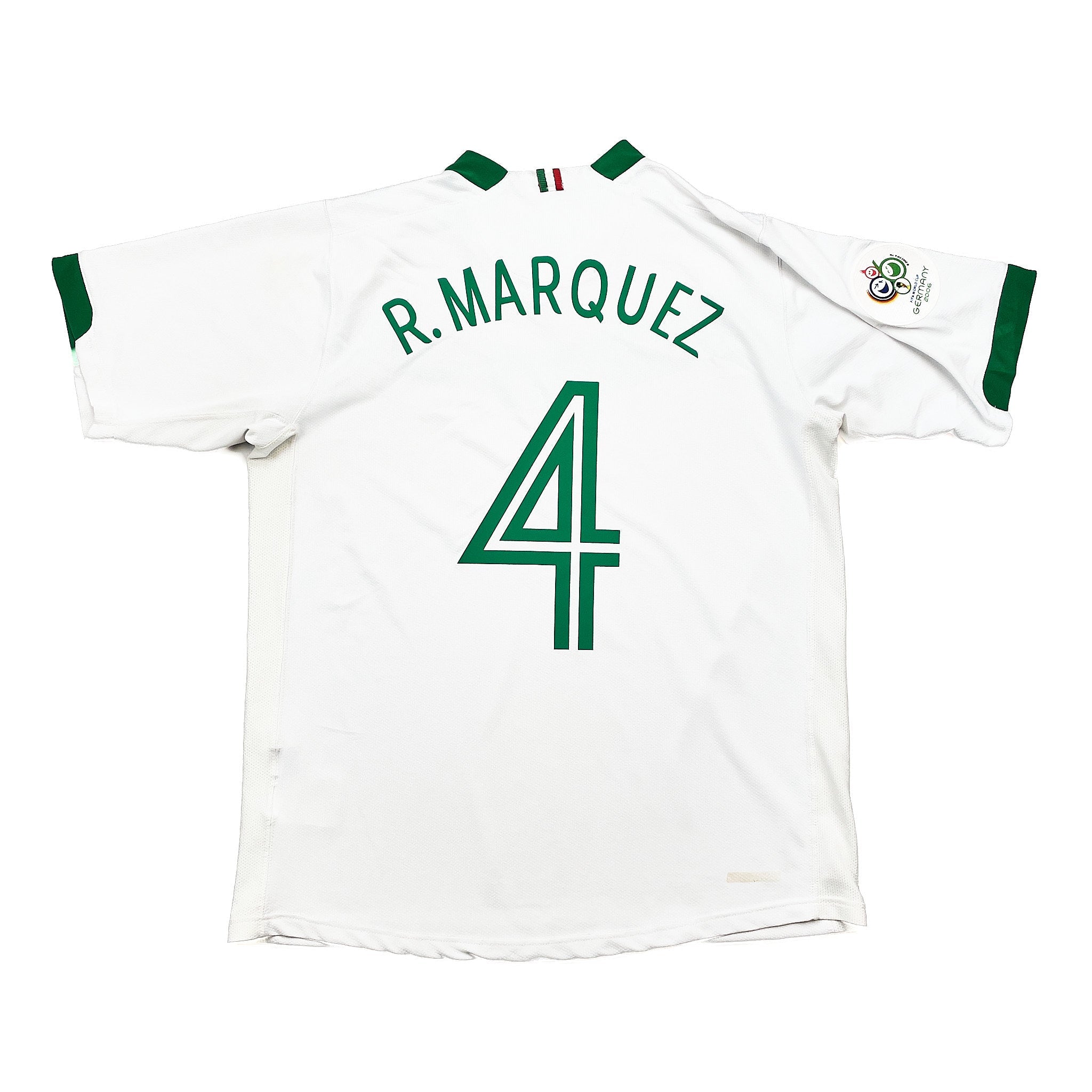 Buy 2006/07 Mexico R.Marquez 4 Away Shirt (M) Nike ~ Free worldwide shipping available ~ Authentic Vintage Football Shirts from Cult Kits
