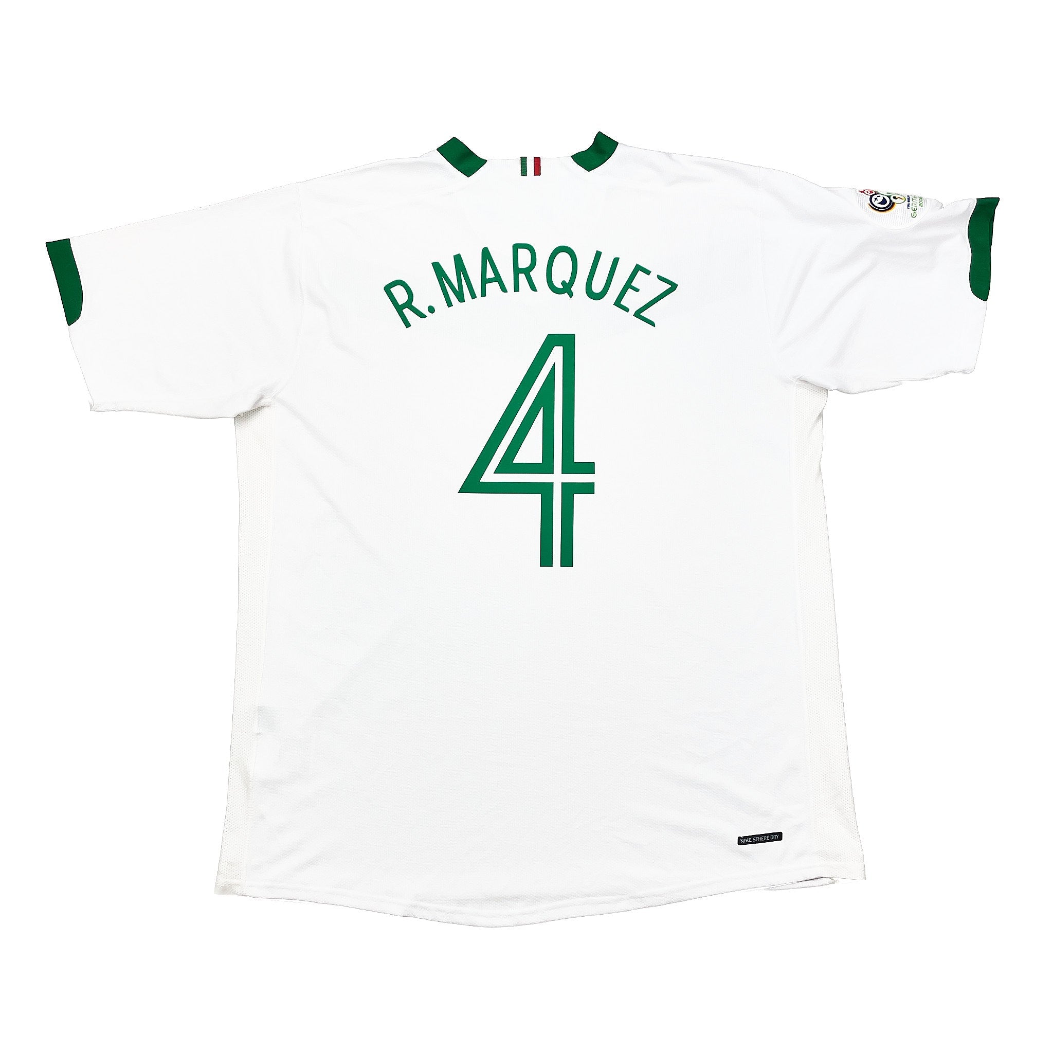 Buy 2006/07 MEXICO R.MARQUEZ 4 AWAY SHIRT (XL) NIKE ~ Free worldwide shipping available ~ Authentic Vintage Football Shirts from Cult Kits
