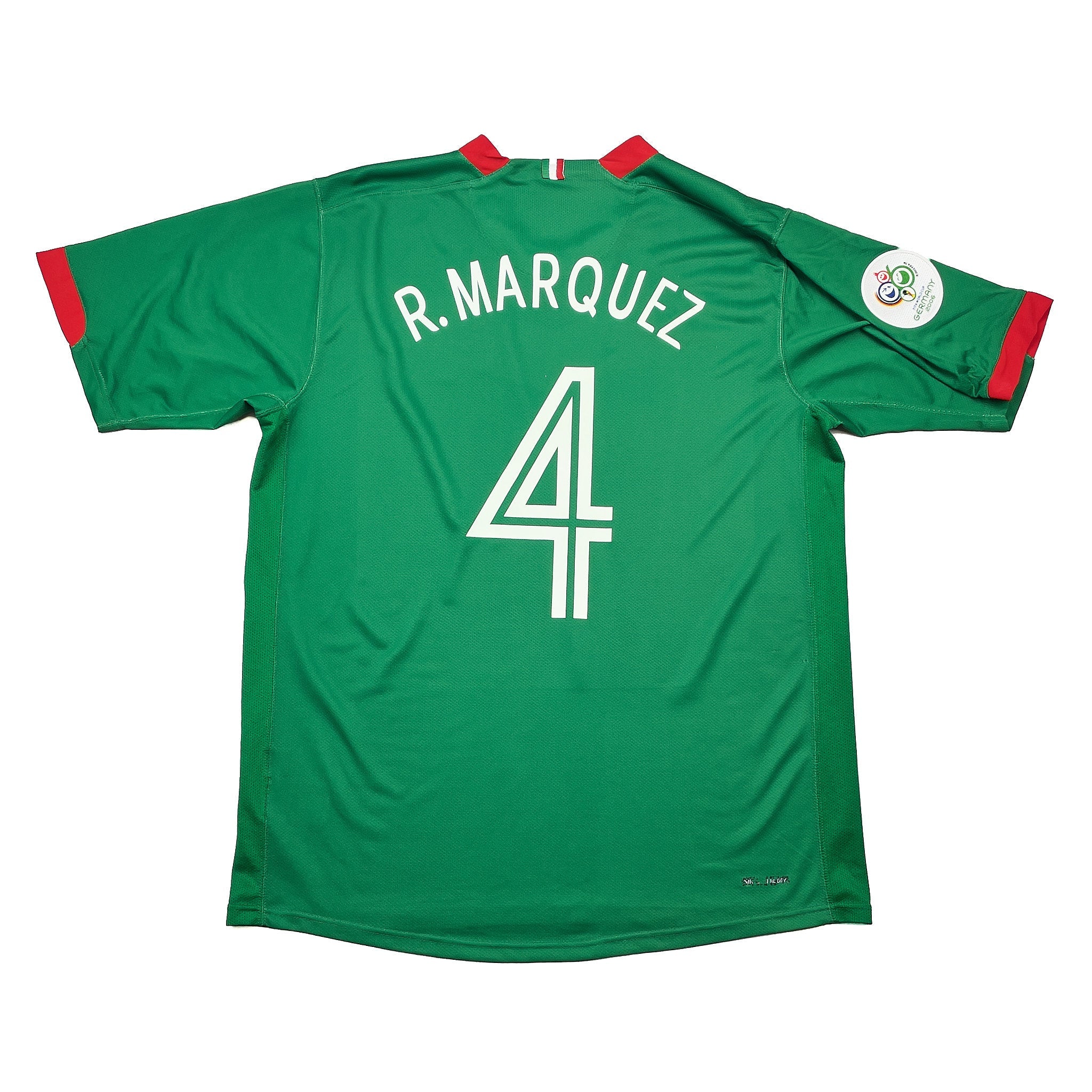 Buy 2006/07 Mexico R.Marquez 4 Home Shirt (L) Nike ~ Free worldwide shipping available ~ Authentic Vintage Football Shirts from Cult Kits