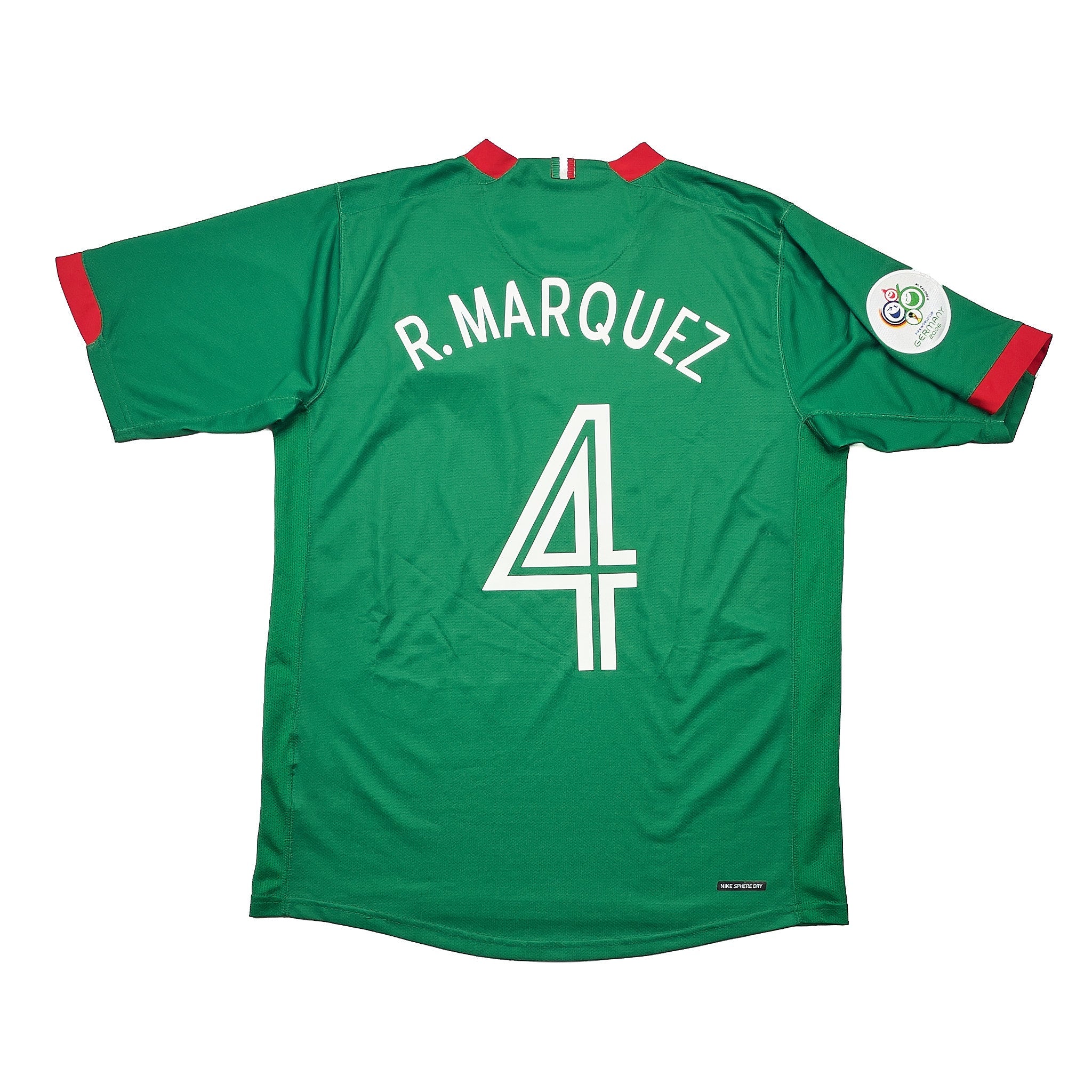 Buy 2006/07 Mexico R.Marquez 4 Home Shirt (M) Nike ~ Free worldwide shipping available ~ Authentic Vintage Football Shirts from Cult Kits