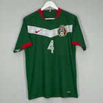Shop 2006/07 MEXICO R.MARQUEZ #4 HOME SHIRT (M) NIKE, classic football shirts, vintage football shirts & retro soccer jerseys at Cult Kits