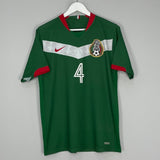 Shop 2006/07 MEXICO R.MARQUEZ #4 HOME SHIRT (M) NIKE, classic football shirts, vintage football shirts & retro soccer jerseys at Cult Kits