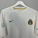 Shop 2006/07 MEXICO TRAINING SHIRT (XL) NIKE, classic football shirts, vintage football shirts & retro soccer jerseys at Cult Kits