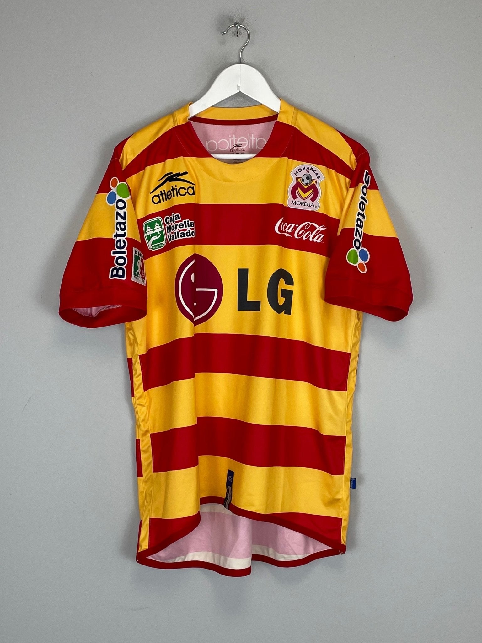 Shop 2006/07 MONARCAS MORELIA HOME SHIRT (L) ATLETICA, classic football shirts, vintage football shirts & retro soccer jerseys at Cult Kits