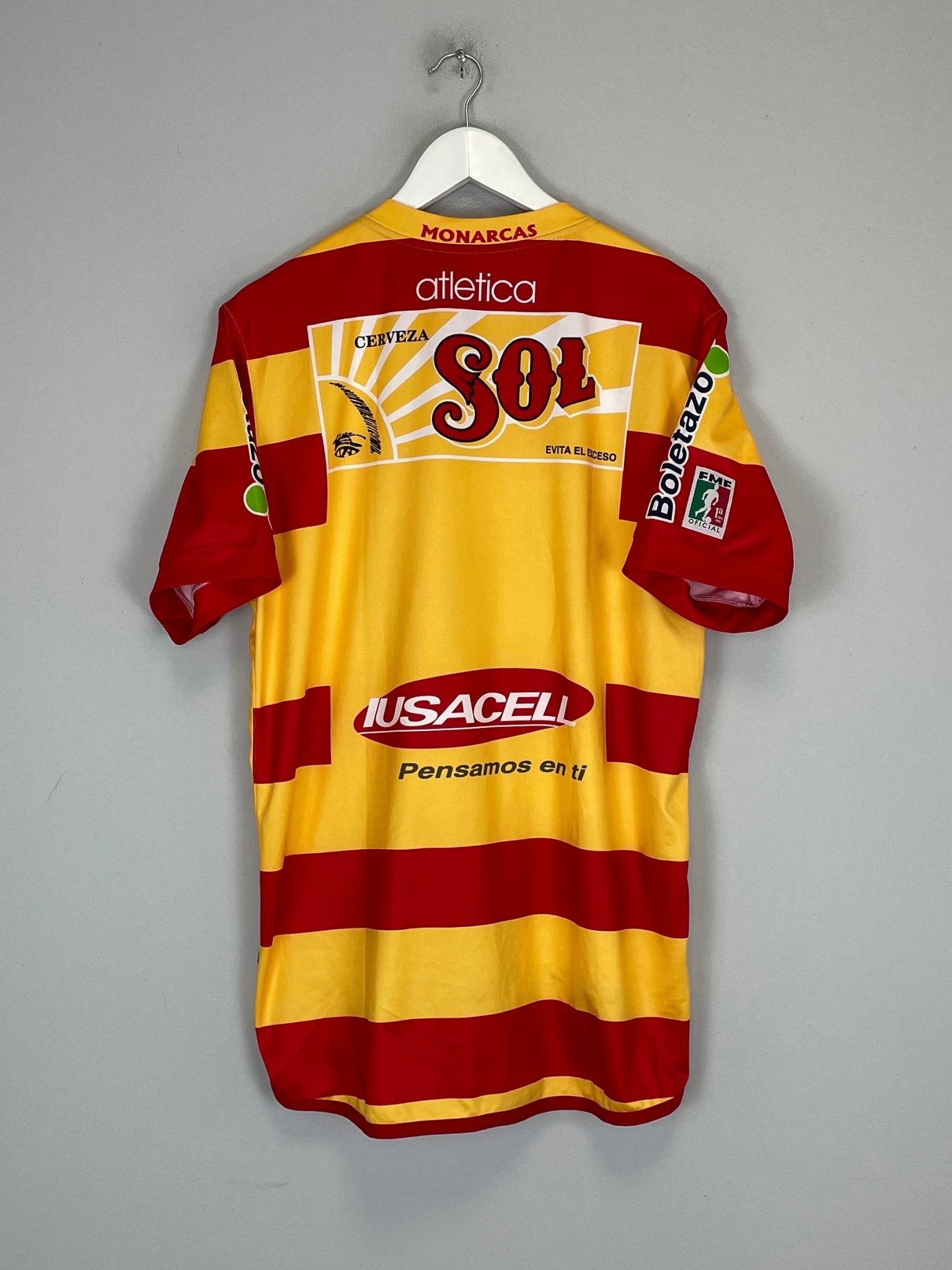 Shop 2006/07 MONARCAS MORELIA HOME SHIRT (L) ATLETICA, classic football shirts, vintage football shirts & retro soccer jerseys at Cult Kits