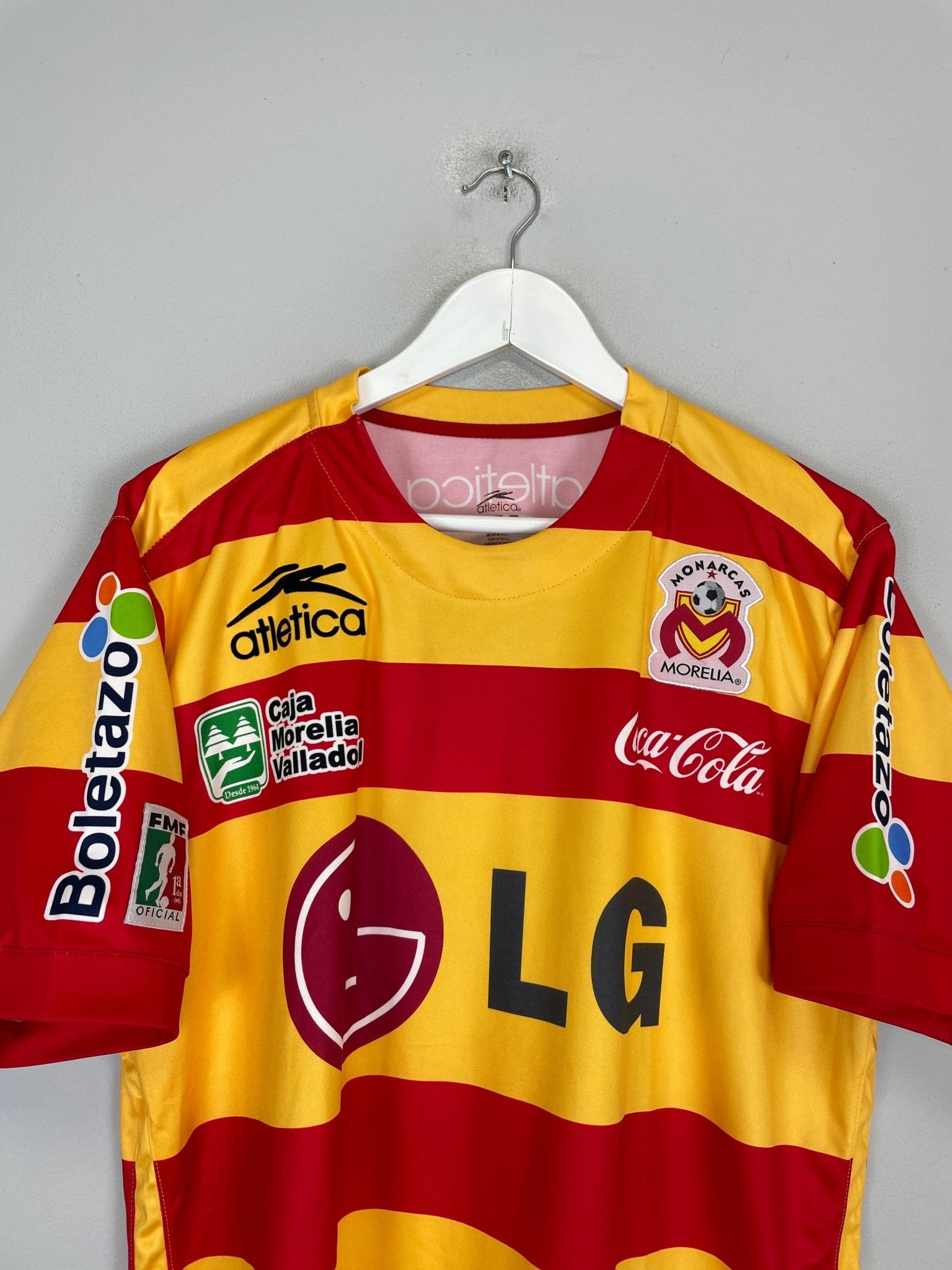Shop 2006/07 MONARCAS MORELIA HOME SHIRT (L) ATLETICA, classic football shirts, vintage football shirts & retro soccer jerseys at Cult Kits
