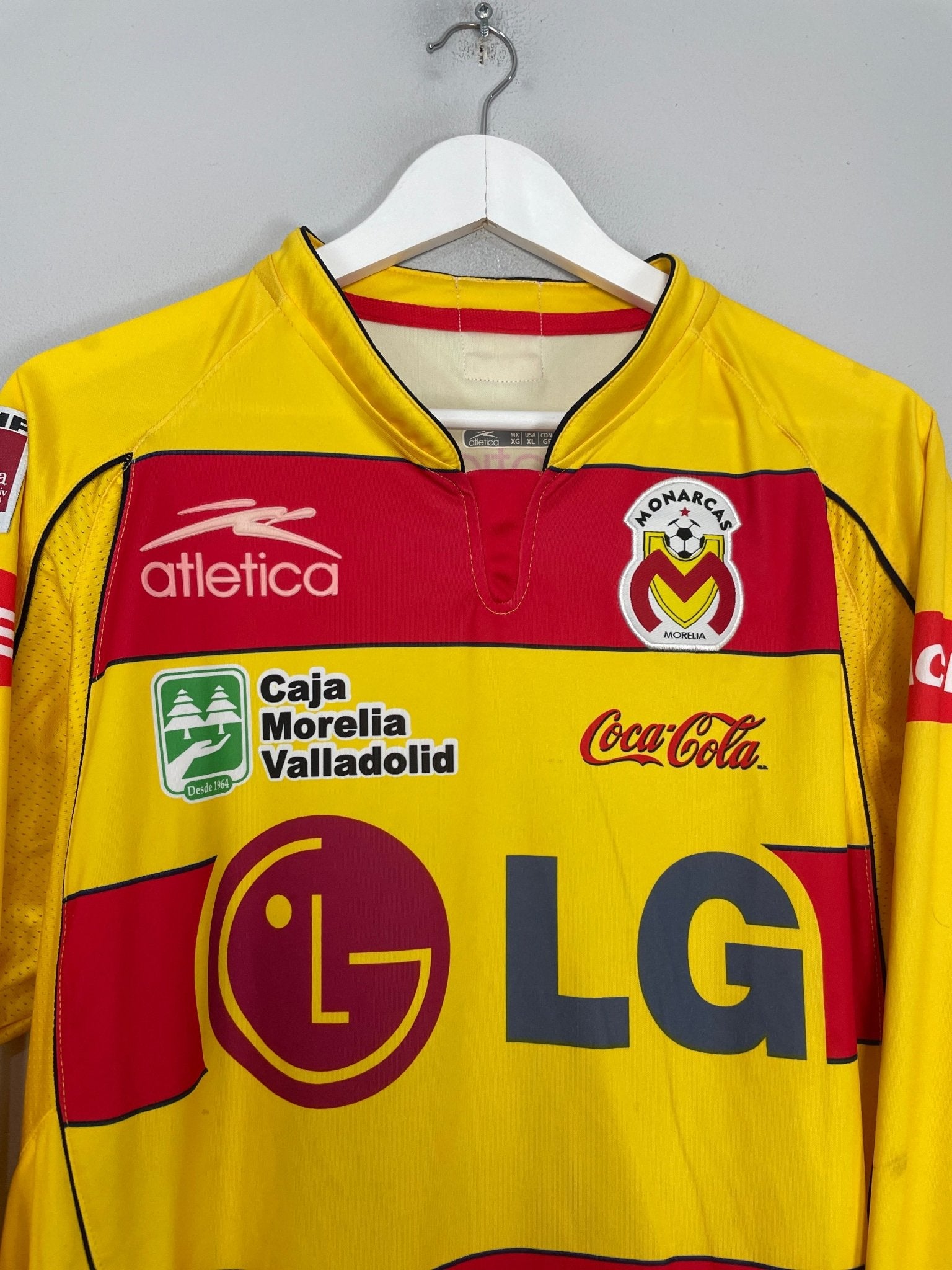 Shop 2006/07 MONARCAS MORELIA HOME SHIRT (XL) ATLETICA, classic football shirts, vintage football shirts & retro soccer jerseys at Cult Kits