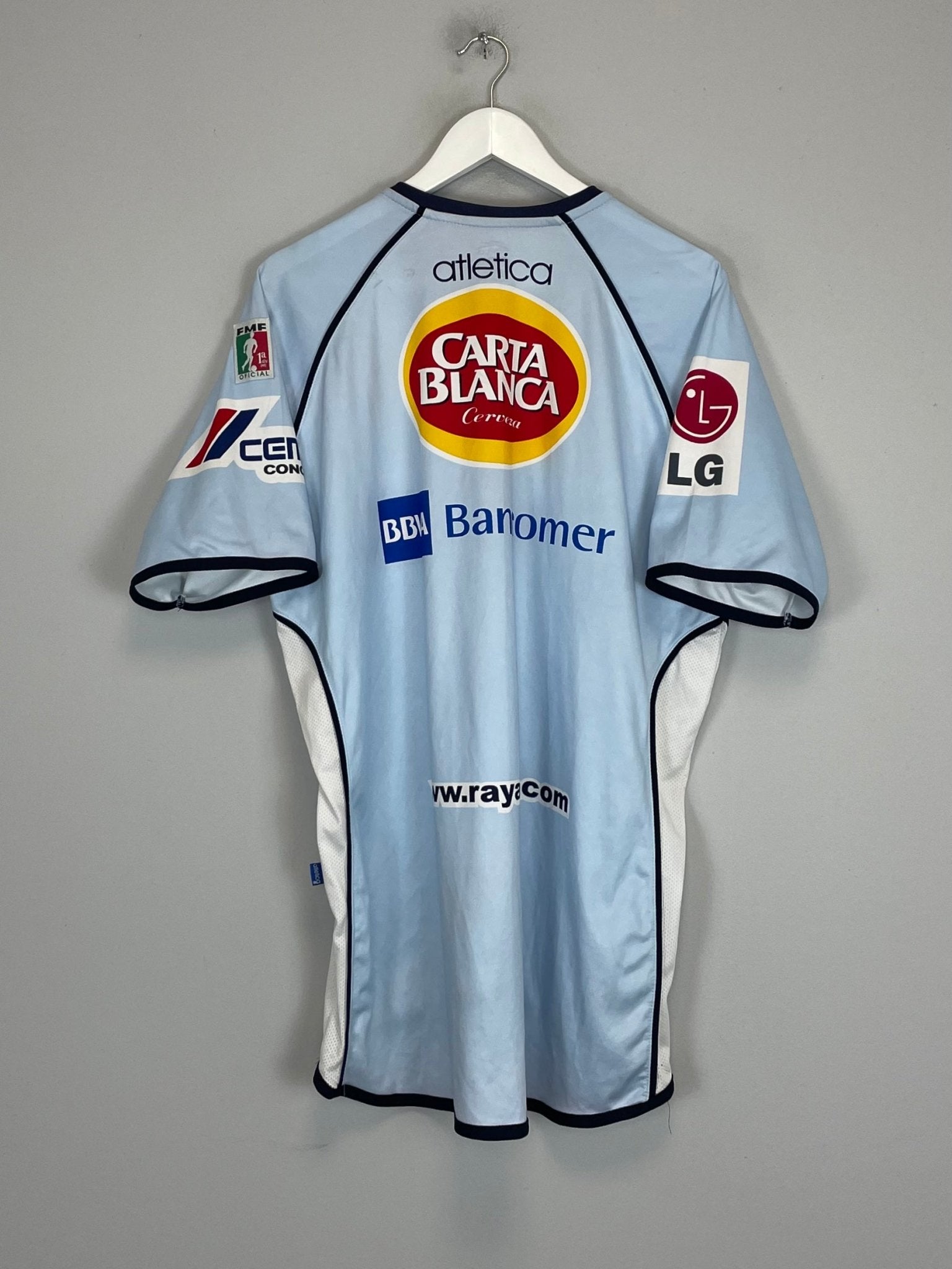 Shop 2006/07 MONTERREY AWAY SHIRT (XL) ATLETICA, classic football shirts, vintage football shirts & retro soccer jerseys at Cult Kits