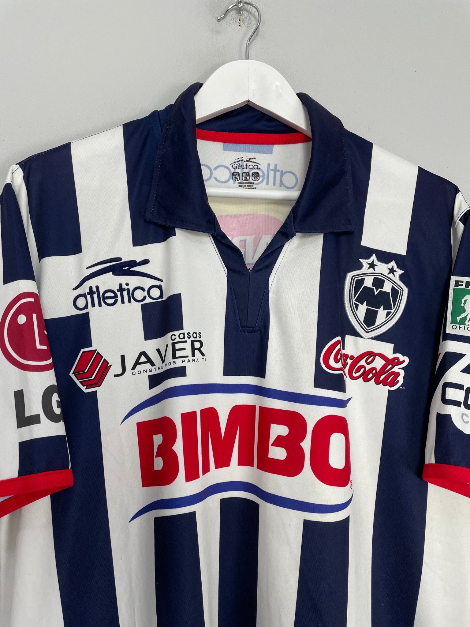 Shop 2006/07 MONTERREY HOME SHIRT (XL) ATLETICA, classic football shirts, vintage football shirts & retro soccer jerseys at Cult Kits