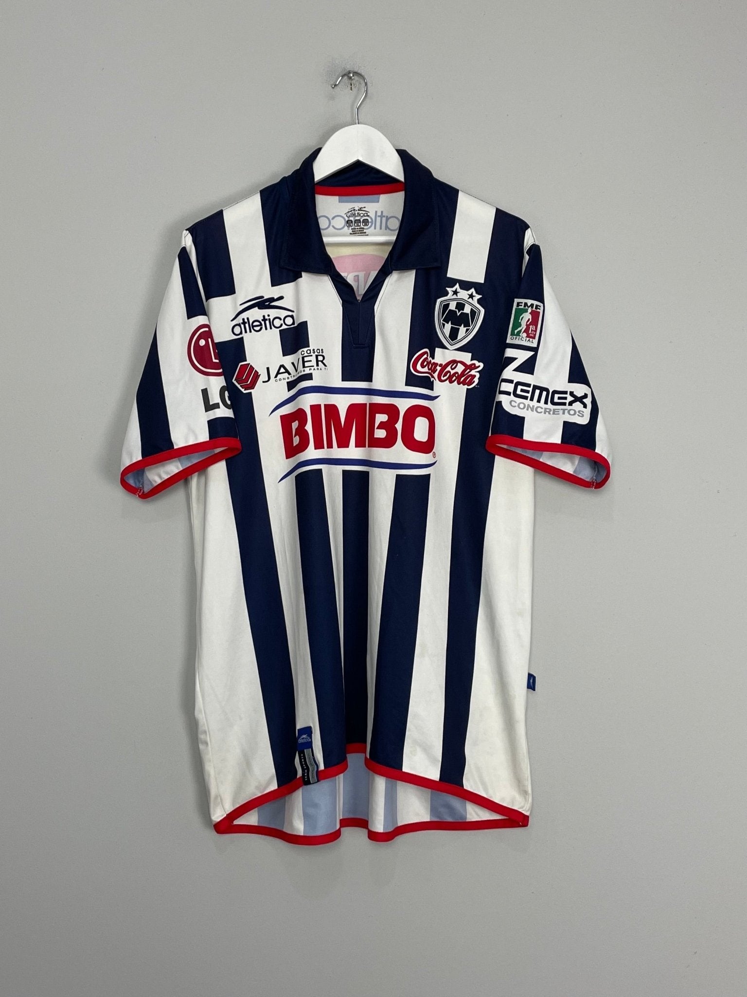Shop 2006/07 MONTERREY HOME SHIRT (XL) ATLETICA, classic football shirts, vintage football shirts & retro soccer jerseys at Cult Kits