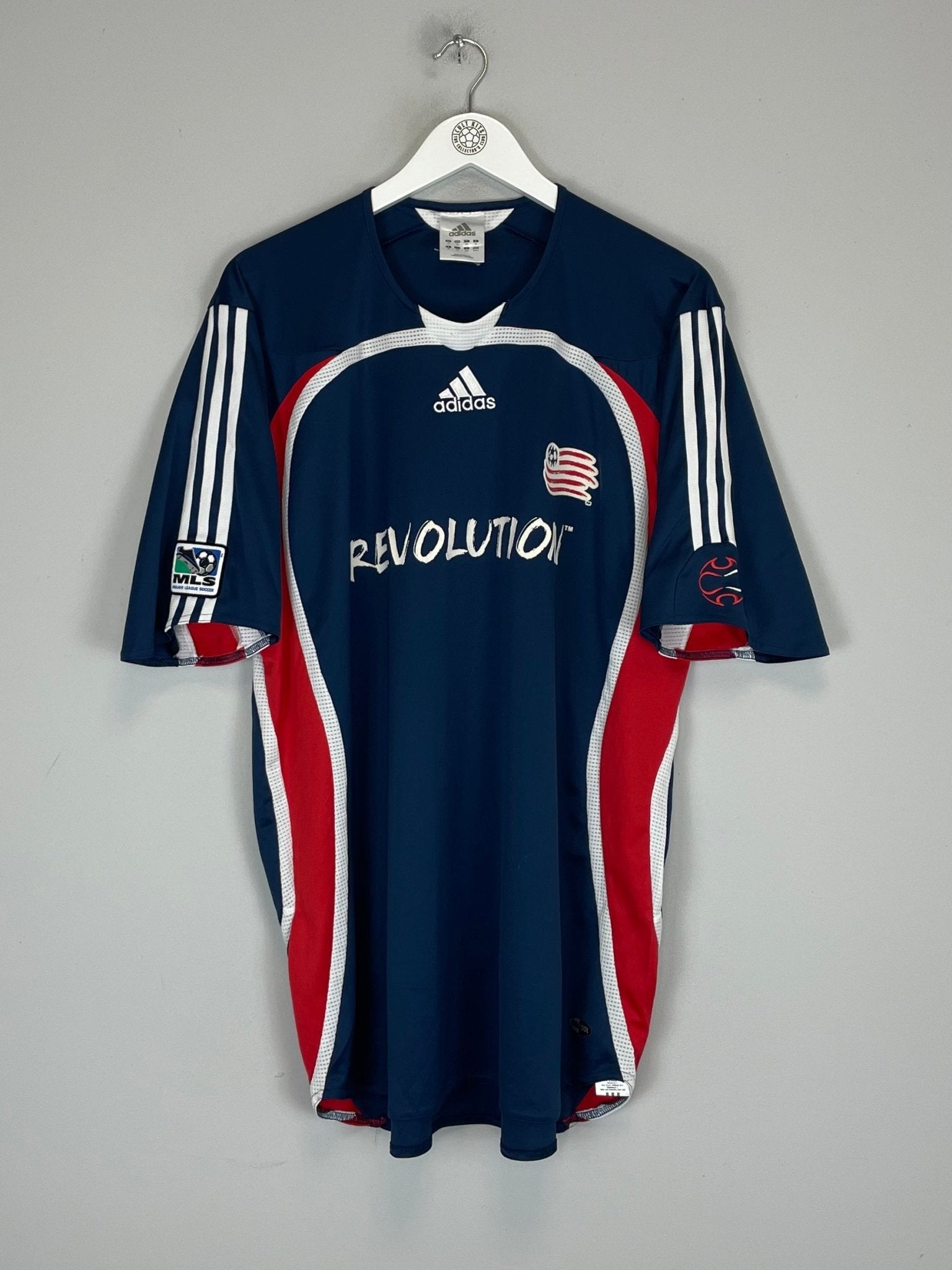 Shop 2006/07 NEW ENGLAND REVOLUTION HOME SHIRT (XL) ADIDAS, classic football shirts, vintage football shirts & retro soccer jerseys at Cult Kits