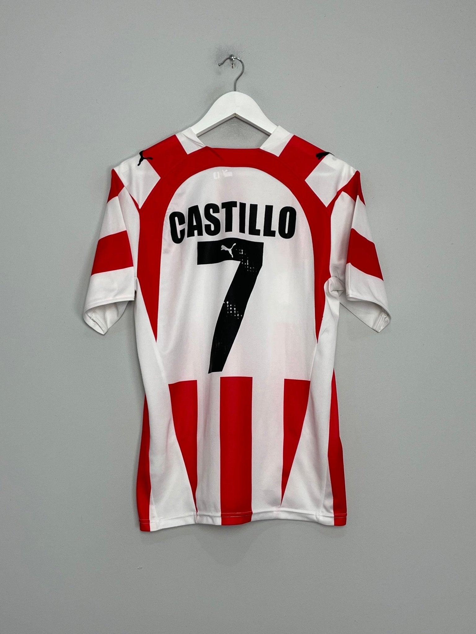 Shop 2006/07 OLYMPIAKOS CASTILLO #7 HOME SHIRT (S) PUMA, classic football shirts, vintage football shirts & retro soccer jerseys at Cult Kits