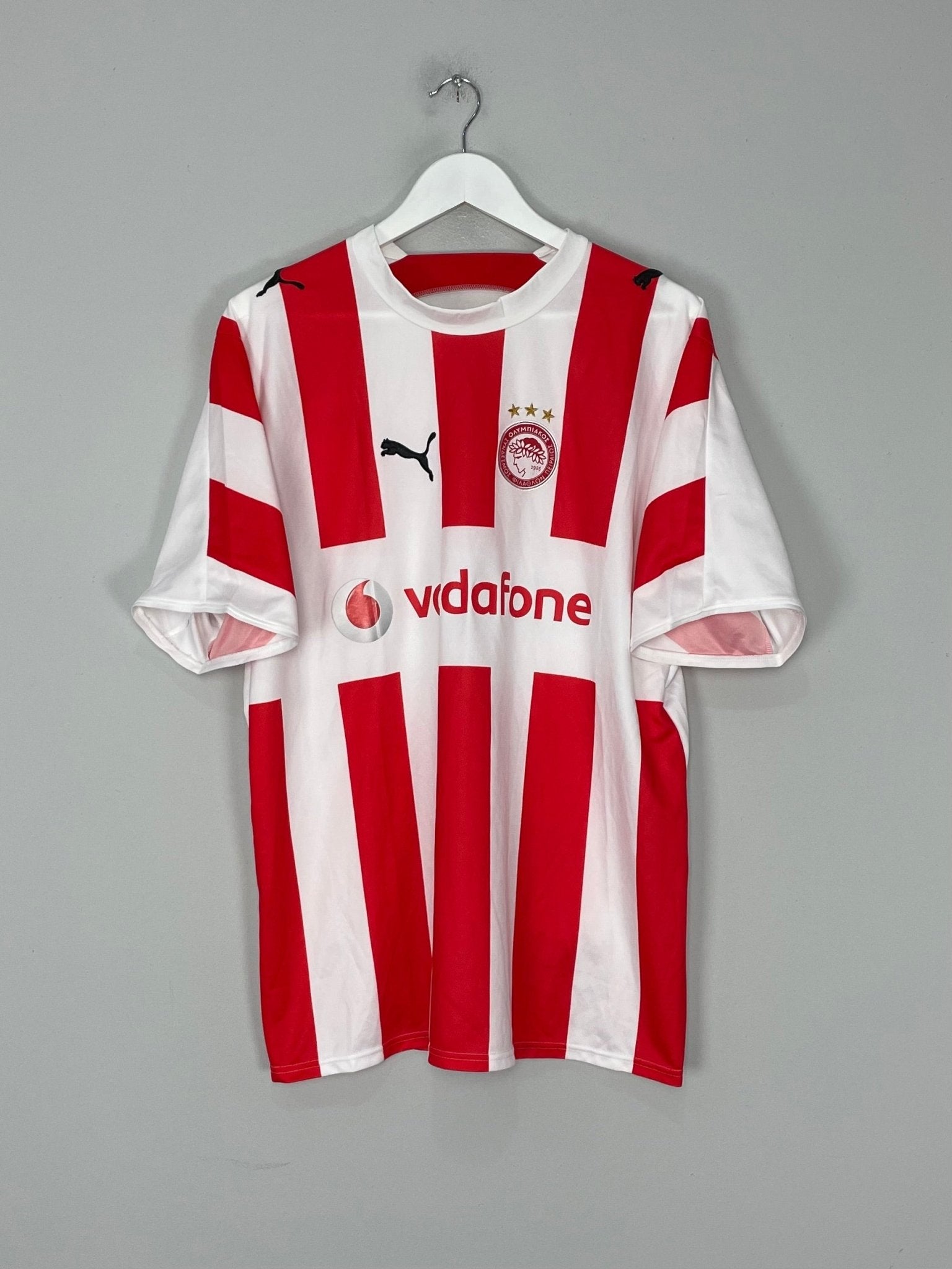 Shop 2006/07 OLYMPIAKOS HOME SHIRT (XL) PUMA, classic football shirts, vintage football shirts & retro soccer jerseys at Cult Kits