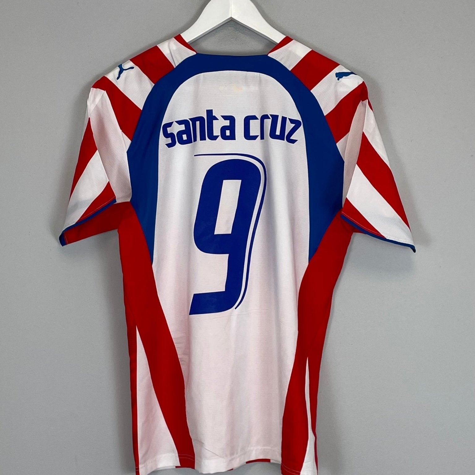 Shop 2006/07 PARAGUAY SANTA CRUZ #9 HOME SHIRT (S) PUMA, classic football shirts, vintage football shirts & retro soccer jerseys at Cult Kits