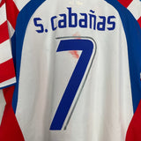 Shop 2006/07 PARAGUAY S.CABANAS #7 HOME SHIRT (L) PUMA, classic football shirts, vintage football shirts & retro soccer jerseys at Cult Kits