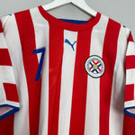 Shop 2006/07 PARAGUAY S.CABANAS #7 HOME SHIRT (L) PUMA, classic football shirts, vintage football shirts & retro soccer jerseys at Cult Kits
