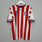 Shop 2006/07 PARAGUAY S.CABANAS #7 HOME SHIRT (L) PUMA, classic football shirts, vintage football shirts & retro soccer jerseys at Cult Kits