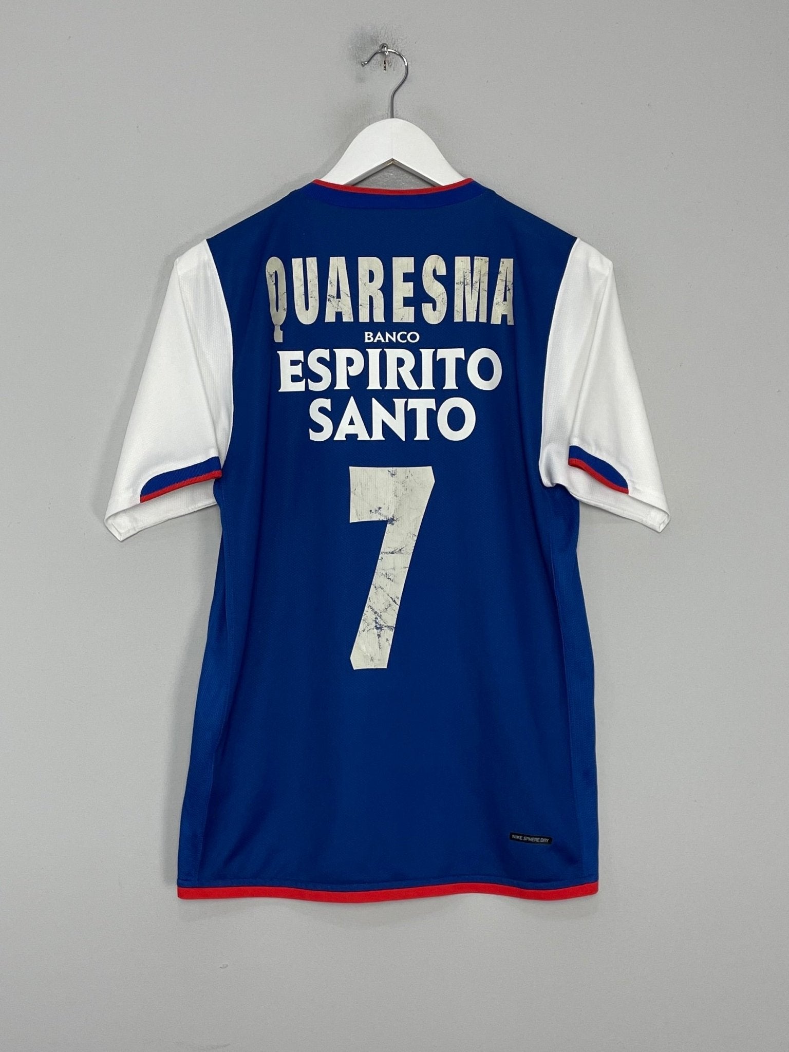 Shop 2006/07 PORTO QUARESMA #7 HOME SHIRT (S) NIKE, classic football shirts, vintage football shirts & retro soccer jerseys at Cult Kits