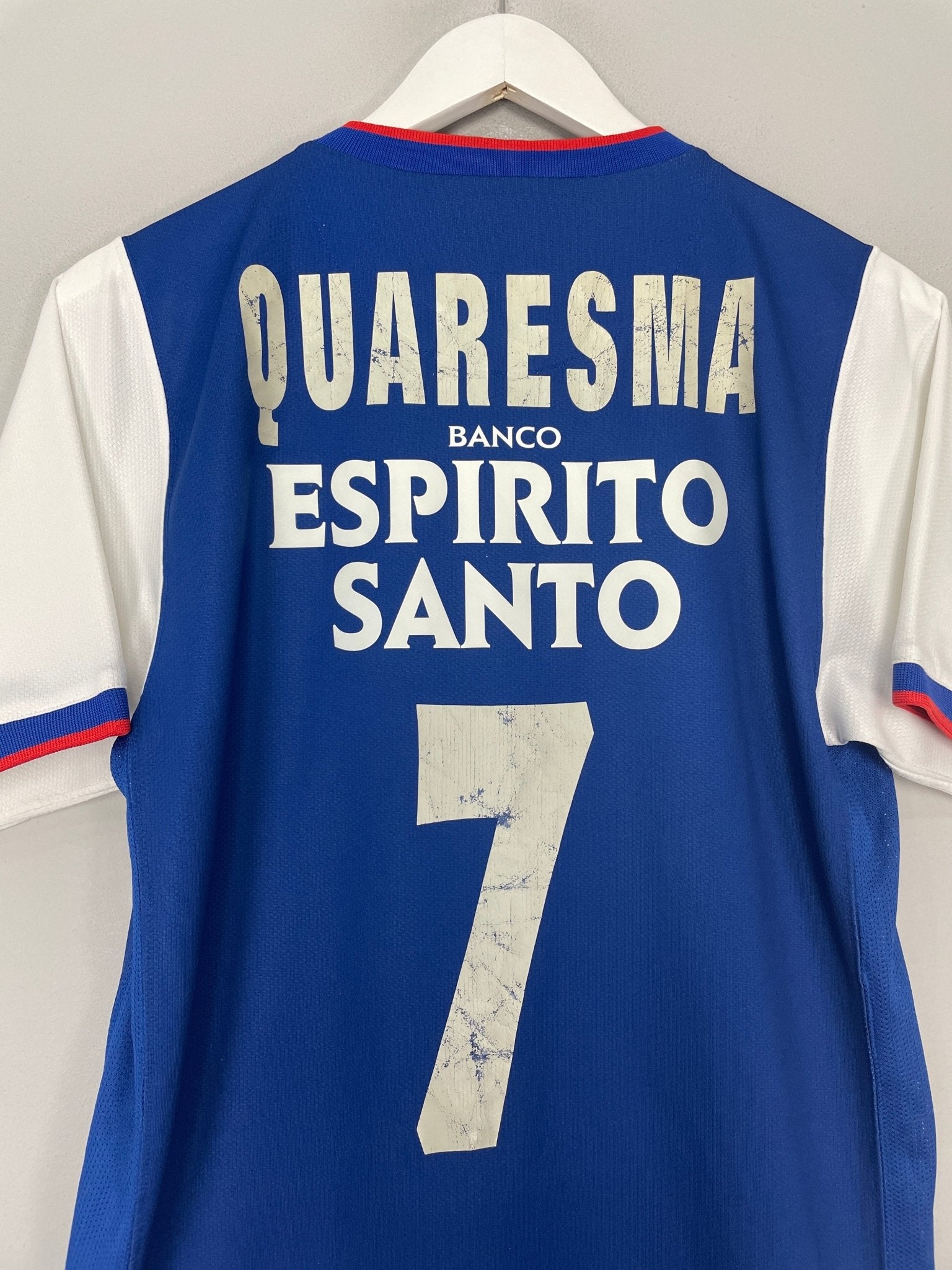 Shop 2006/07 PORTO QUARESMA #7 HOME SHIRT (S) NIKE, classic football shirts, vintage football shirts & retro soccer jerseys at Cult Kits