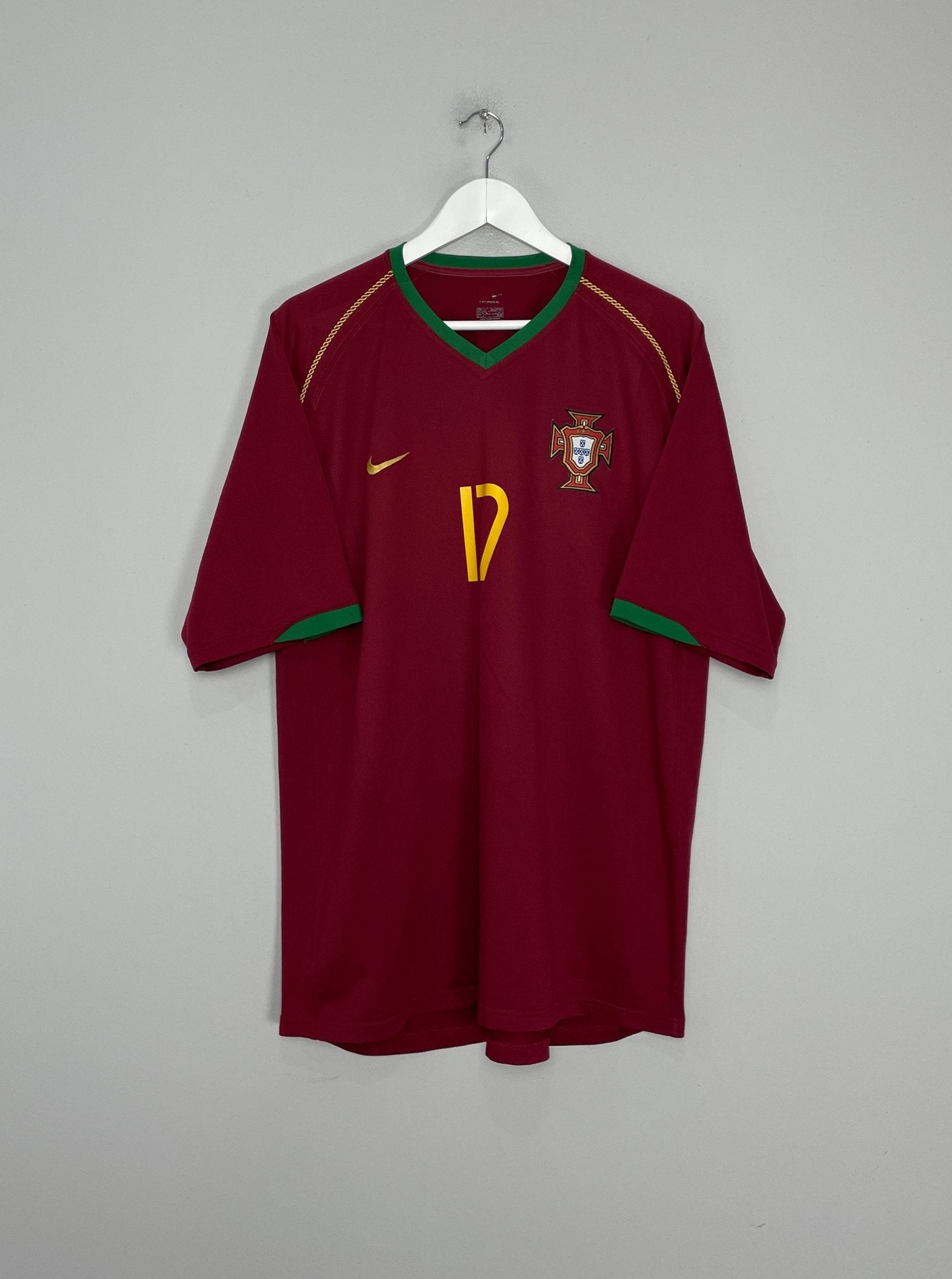 2006/07 PORTUGAL C.RONALDO #17 HOME SHIRT (XL) NIKE – Cult Kits