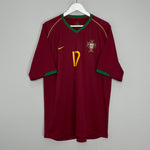 Shop 2006/07 PORTUGAL C.RONALDO #17 HOME SHIRT (XL) NIKE, classic football shirts, vintage football shirts & retro soccer jerseys at Cult Kits