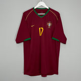 Shop 2006/07 PORTUGAL C.RONALDO #17 HOME SHIRT (XL) NIKE, classic football shirts, vintage football shirts & retro soccer jerseys at Cult Kits