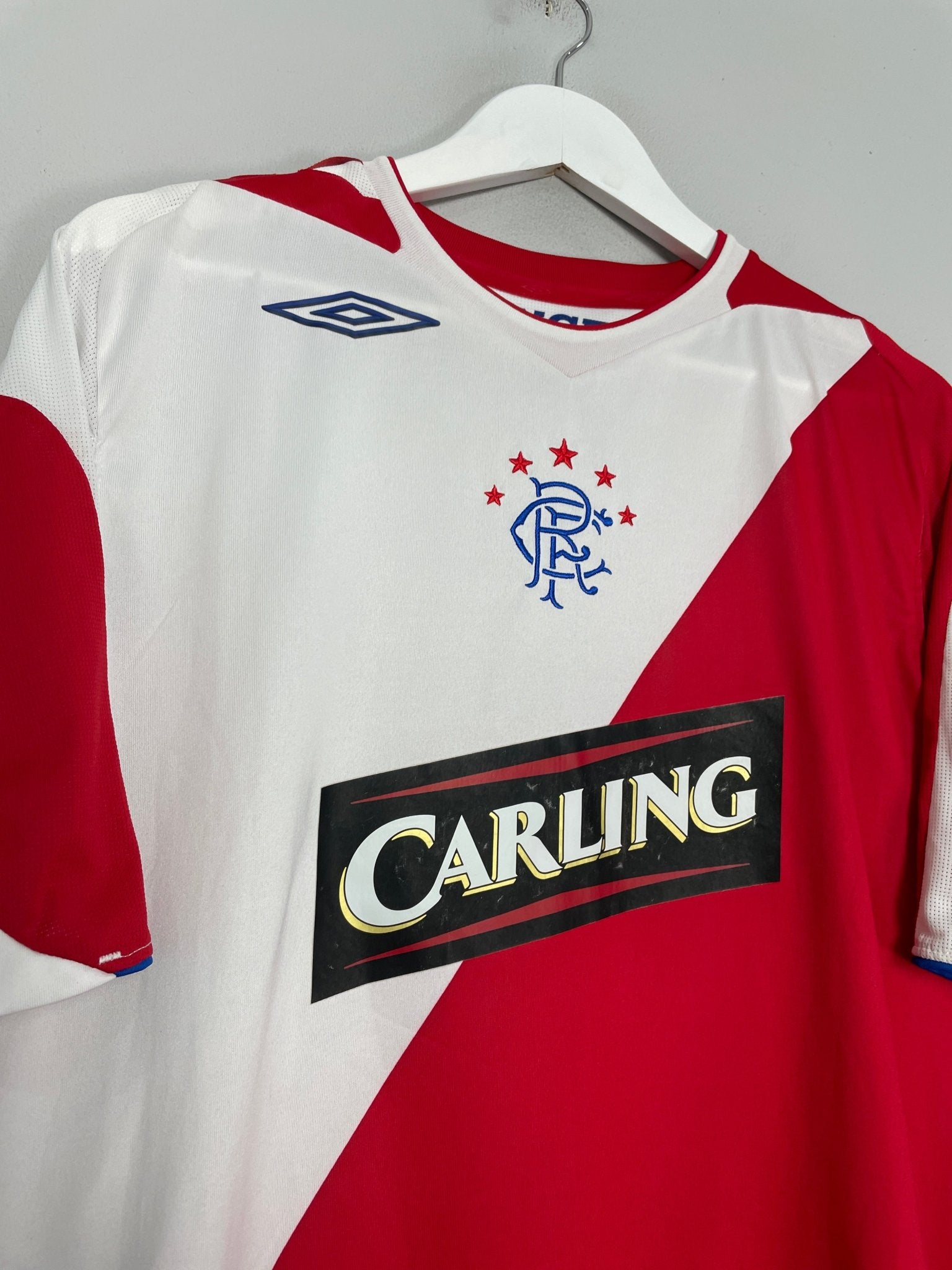 Shop 2006/07 RANGERS HARRIS #10 AWAY SHIRT (L) UMBRO, classic football shirts, vintage football shirts & retro soccer jerseys at Cult Kits