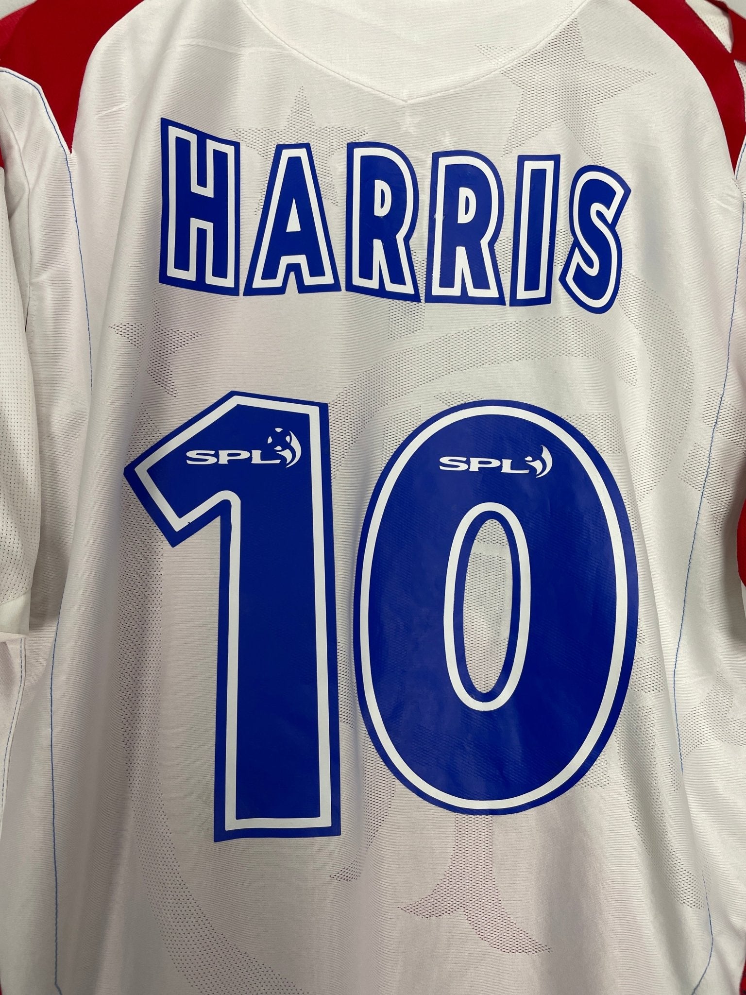 Shop 2006/07 RANGERS HARRIS #10 AWAY SHIRT (L) UMBRO, classic football shirts, vintage football shirts & retro soccer jerseys at Cult Kits