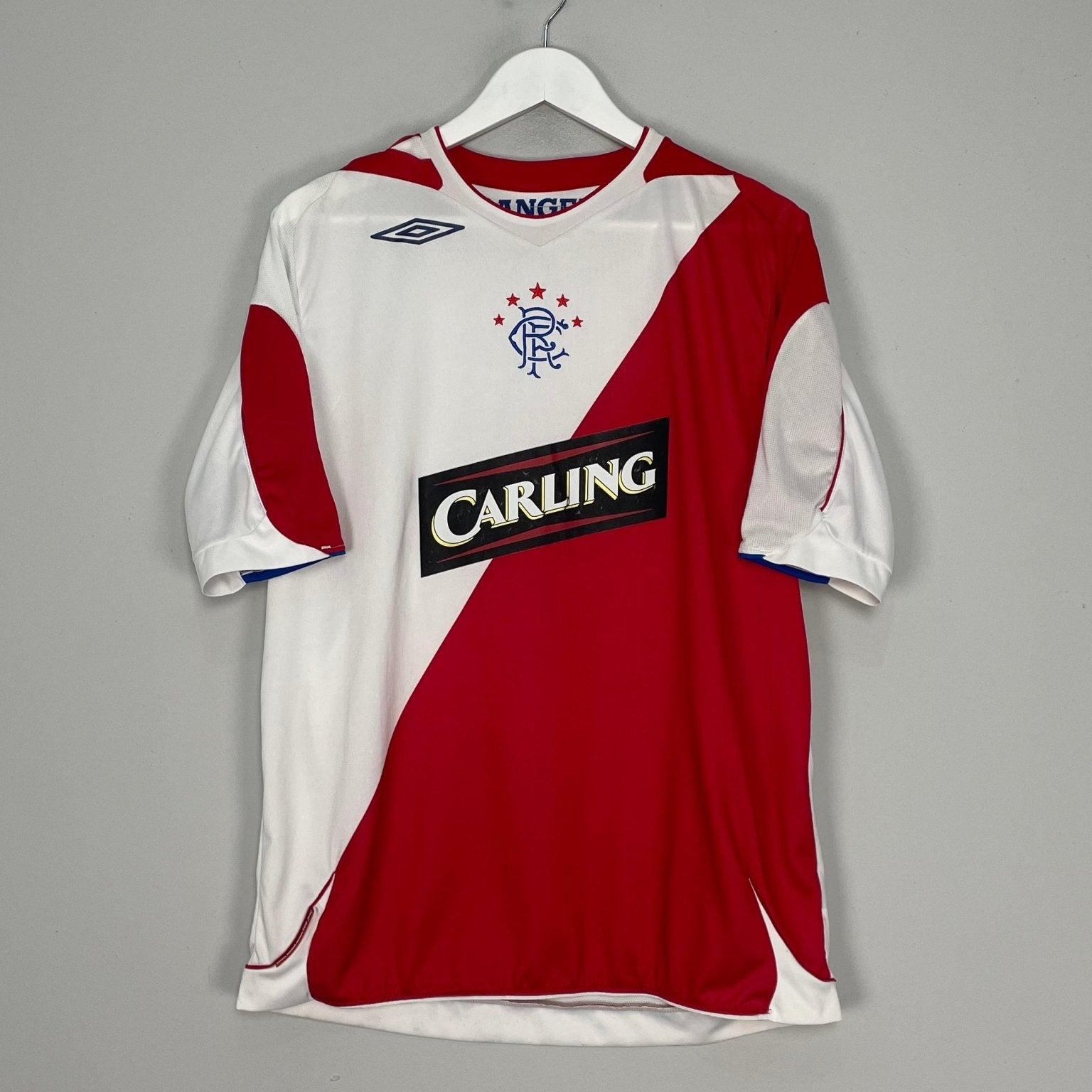 Shop 2006/07 RANGERS HARRIS #10 AWAY SHIRT (L) UMBRO, classic football shirts, vintage football shirts & retro soccer jerseys at Cult Kits