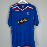 Shop 2006/07 RANGERS HOME SHIRT (XL) UMBRO, classic football shirts, vintage football shirts & retro soccer jerseys at Cult Kits