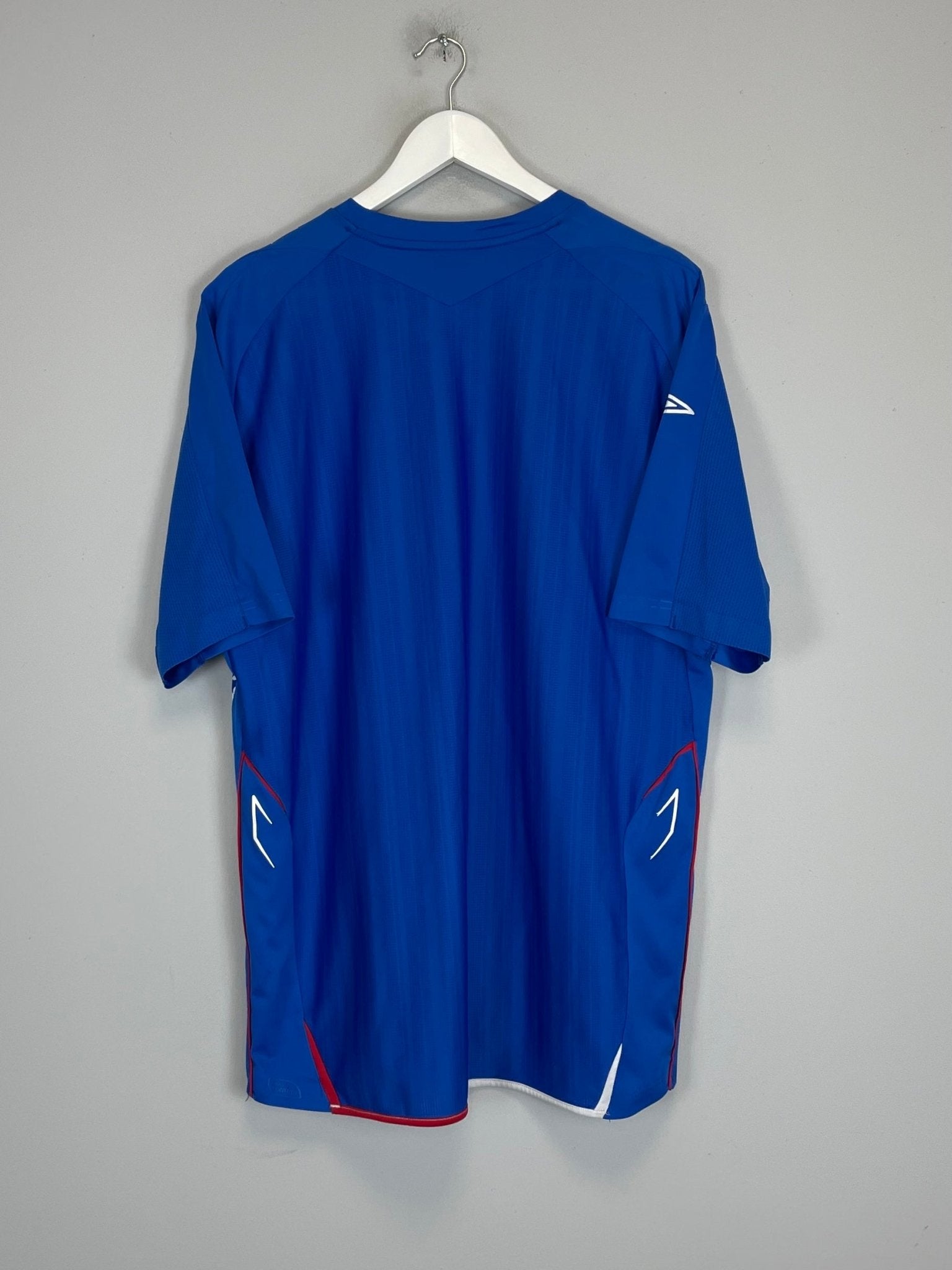 Shop 2006/07 RANGERS HOME SHIRT (XL) UMBRO, classic football shirts, vintage football shirts & retro soccer jerseys at Cult Kits