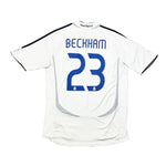 Buy 2006/07 Real Madrid Beckham 23 Home Shirt (L) Adidas ~ Free worldwide shipping ~ Authentic Vintage Football Shirts from Cult Kits