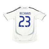 Buy 2006/07 Real Madrid Beckham 23 Home Shirt (M) Adidas ~ Free worldwide shipping ~ Authentic Vintage Football Shirts from Cult Kits
