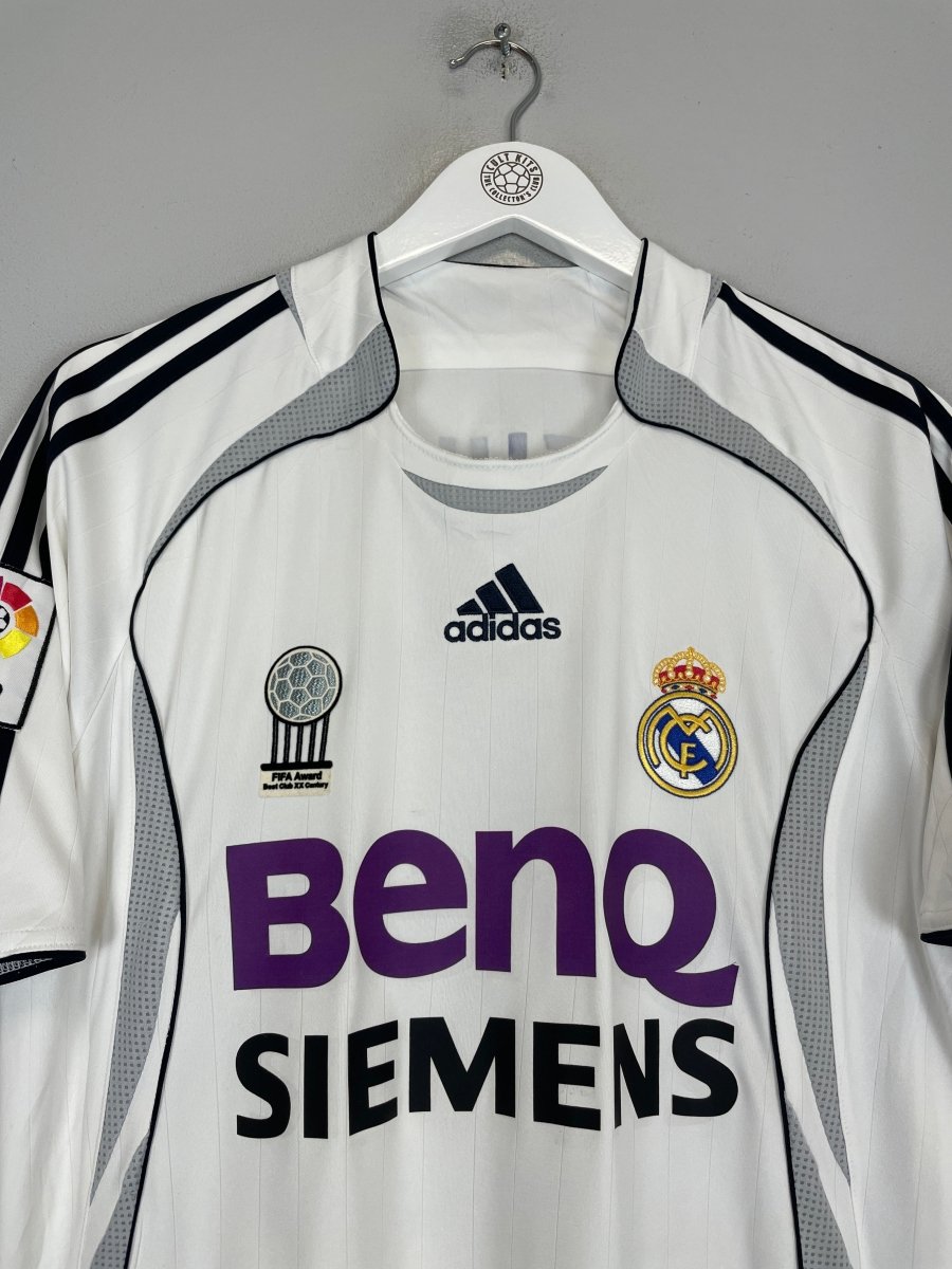 2006/07 REAL MADRID BECKHAM 23 HOME SHIRT (M) ADIDAS - Cult Kits - Medium - Buy Vintage Football Shirts, Authentic Retro Football Shirts For Sale, Classic Football Shirts & Soccer Jersey