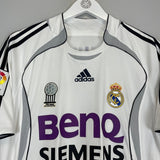 2006/07 REAL MADRID BECKHAM 23 HOME SHIRT (M) ADIDAS - Cult Kits - Medium - Buy Vintage Football Shirts, Authentic Retro Football Shirts For Sale, Classic Football Shirts & Soccer Jersey