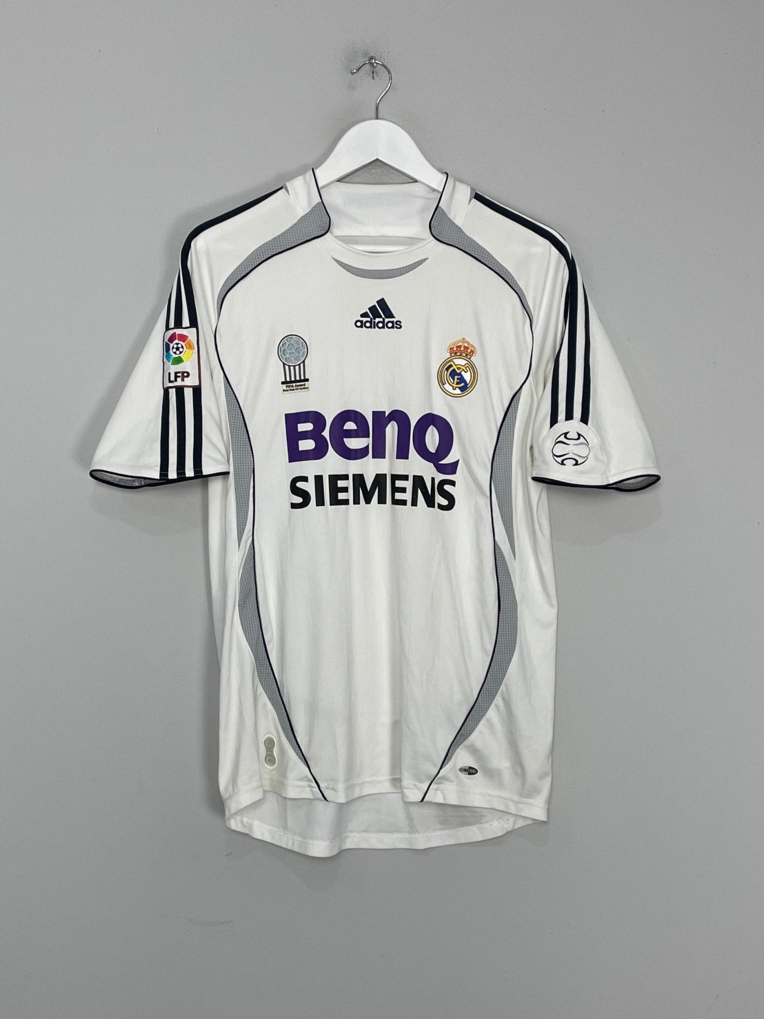 Shop 2006/07 REAL MADRID CANNAVARO #5 HOME SHIRT (M) ADIDAS, classic football shirts, vintage football shirts & retro soccer jerseys at Cult Kits