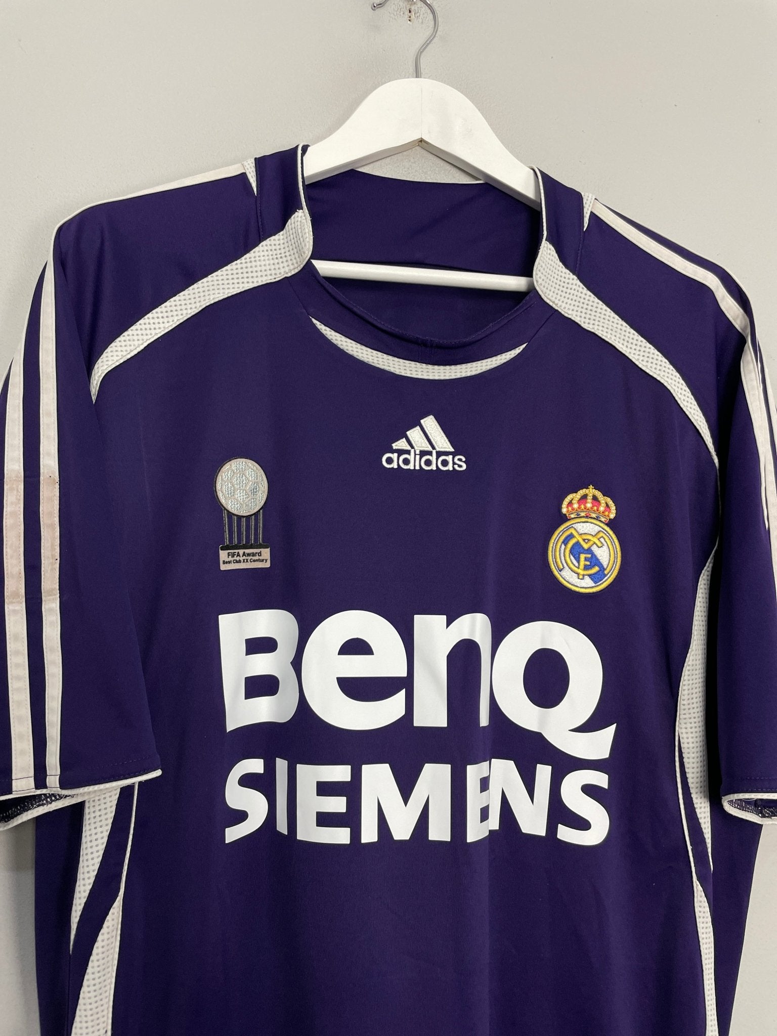 Shop 2006/07 REAL MADRID CANNAVARO #5 THIRD SHIRT (XL) ADIDAS, classic football shirts, vintage football shirts & retro soccer jerseys at Cult Kits