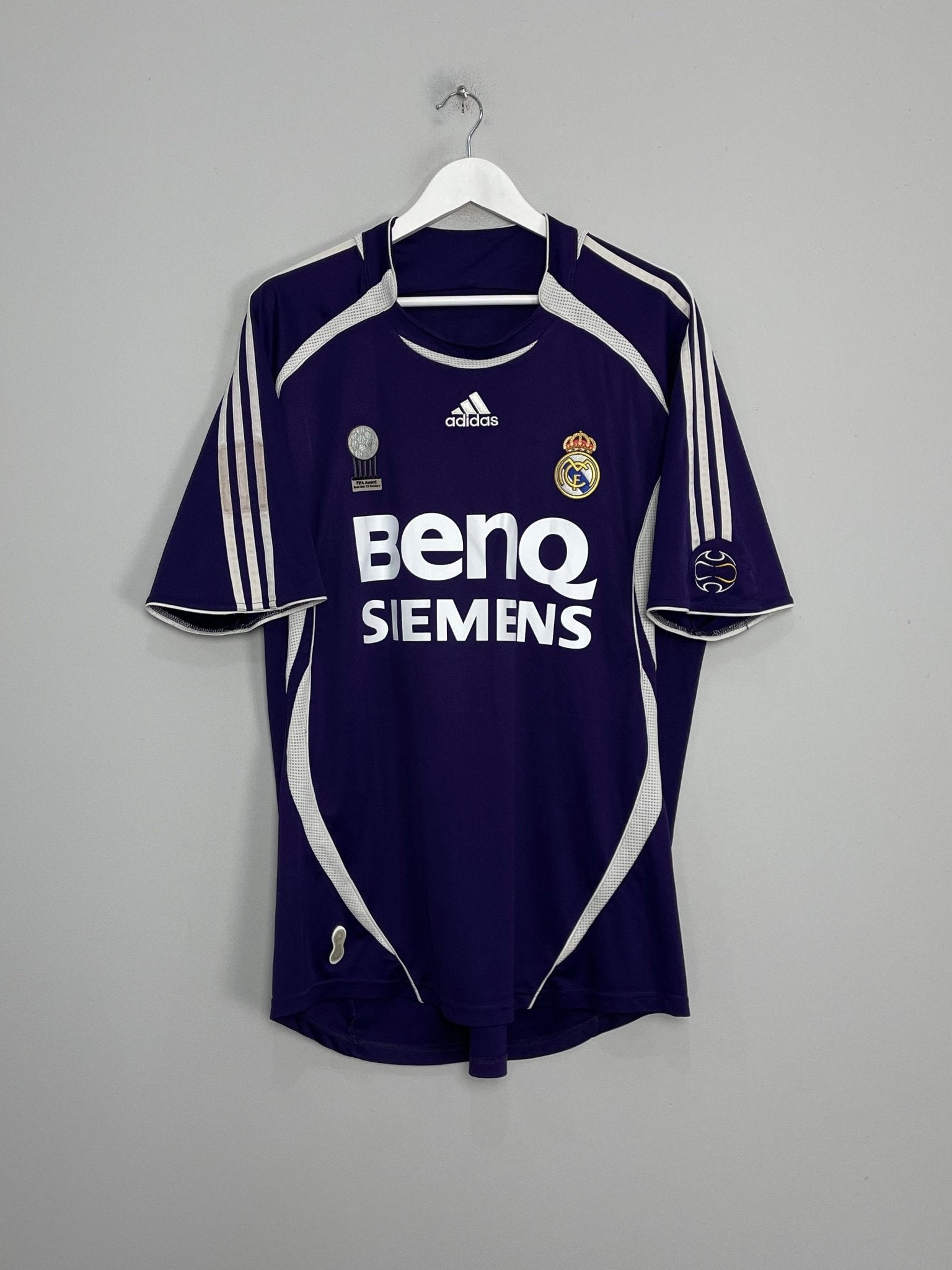 Shop 2006/07 REAL MADRID CANNAVARO #5 THIRD SHIRT (XL) ADIDAS, classic football shirts, vintage football shirts & retro soccer jerseys at Cult Kits