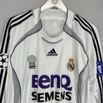 2006/07 REAL MADRID RAUL 7 L/S C/L HOME SHIRT (XL) ADIDAS - Cult Kits - XL - Buy Vintage Football Shirts, Authentic Retro Football Shirts For Sale, Classic Football Shirts & Soccer Jersey