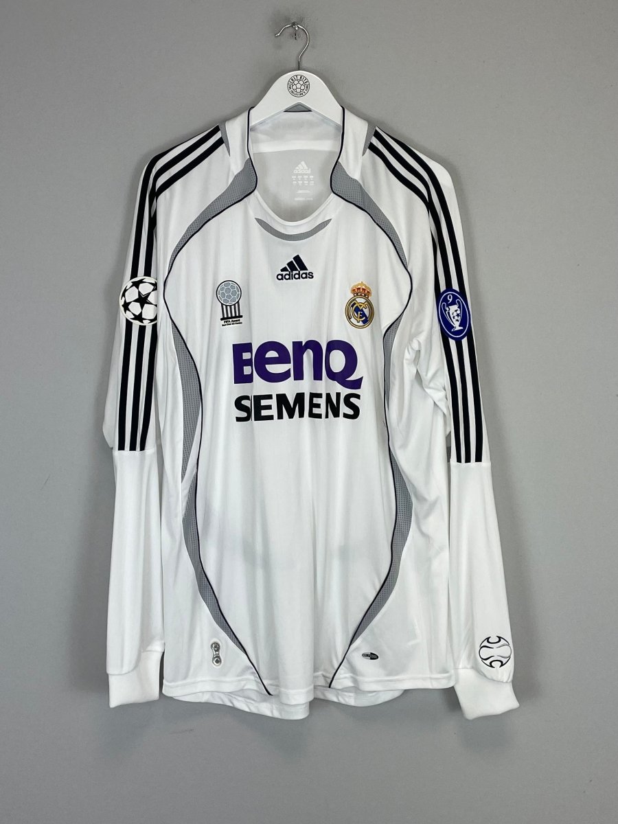 2006/07 REAL MADRID RAUL #7 L/S C/L HOME SHIRT (XL) ADIDAS – Cult Kits