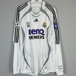 2006/07 REAL MADRID RAUL 7 L/S C/L HOME SHIRT (XL) ADIDAS - Cult Kits - XL - Buy Vintage Football Shirts, Authentic Retro Football Shirts For Sale, Classic Football Shirts & Soccer Jersey