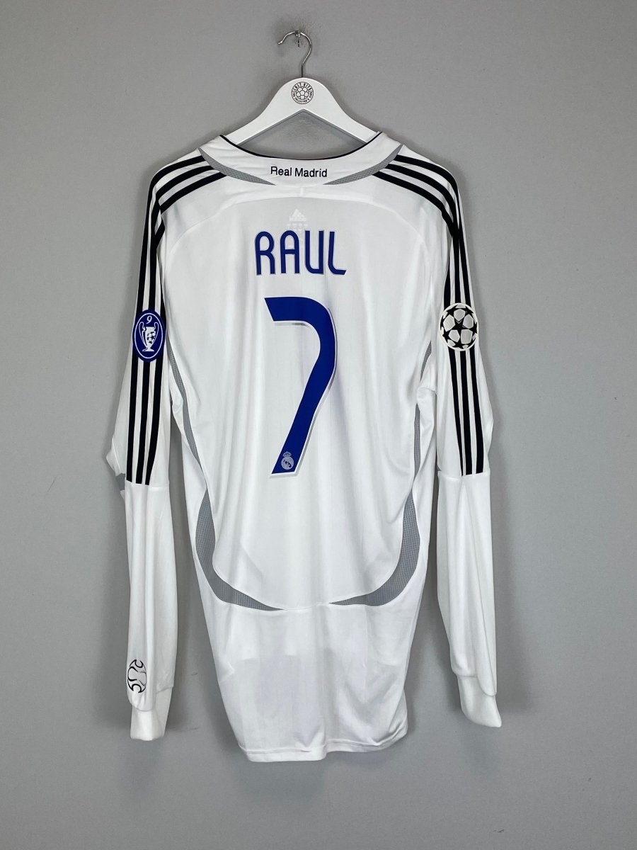 Real Madrid RAUL 7番 長袖シャツ 2006/07 REAL MADRID RAUL #7 L/S C/L HOME SHIRT (XL) ADIDAS – Cult Kits