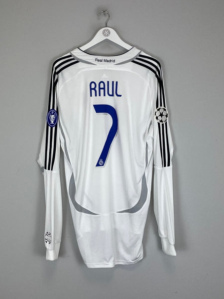 Real Madrid RAUL 7番 長袖シャツ 200607-real-madrid-raul-7-ls-