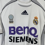 2006/07 REAL MADRID R.CARLOS 3 HOME SHIRT (S) ADIDAS - Cult Kits - Small - Buy Vintage Football Shirts, Authentic Retro Football Shirts For Sale, Classic Football Shirts & Soccer Jersey
